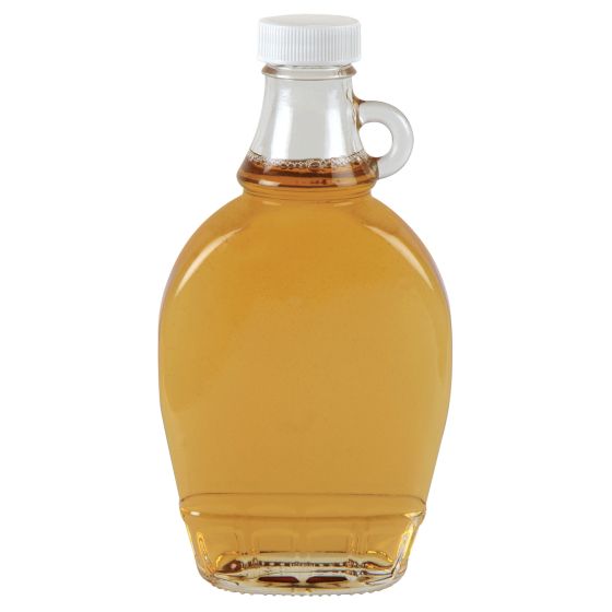 Flat glass bottle