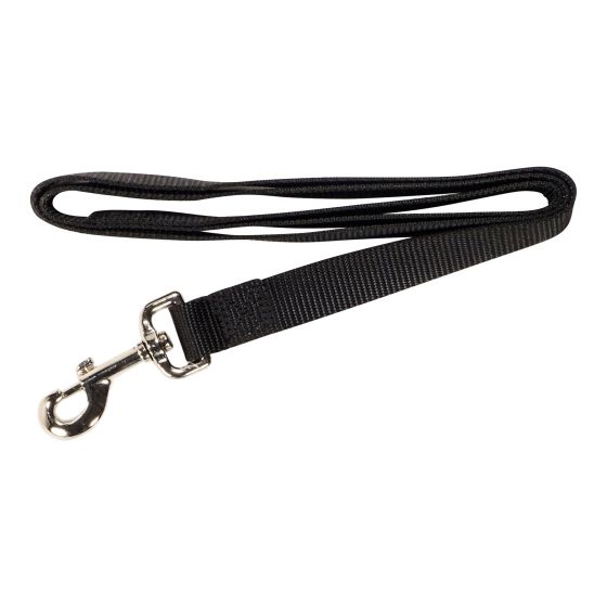 Simple Leash - Black - 1" x 48"