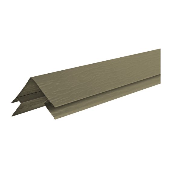 CanExel Ridgewood and Ultraplank Outside Corner - 1/2" x 10' - Cliffside