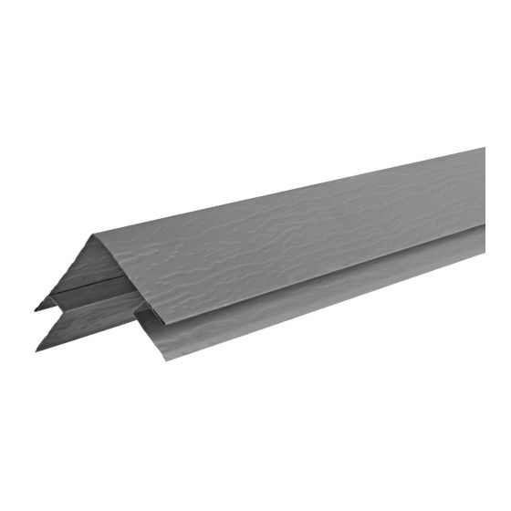 CanExel Ridgewood and Ultraplank Outside Corner - 1/2" x 10' - Granit