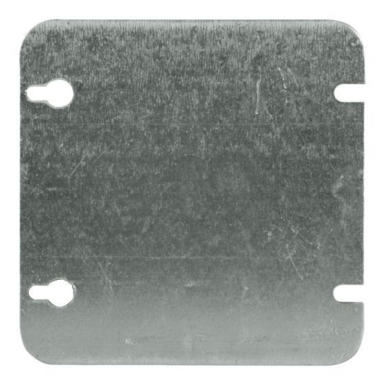 Flat metal cover