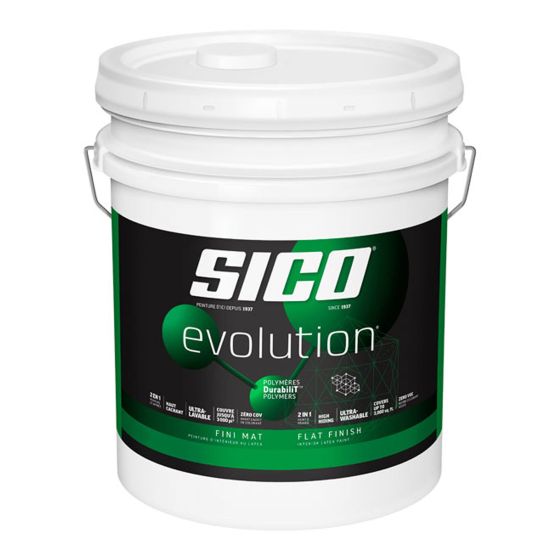 Paint SICO Evolution - Flat - Pure White - 18.9 l
