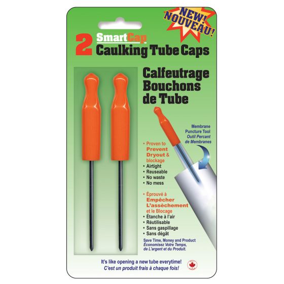 Bouchon pour tube de calfeutrant, 2/pqt