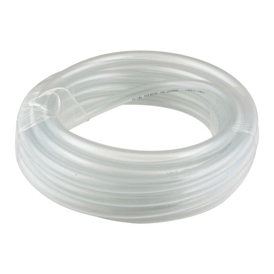 Transparent vinyl 3/4" x 1" x 75 flexible pipe