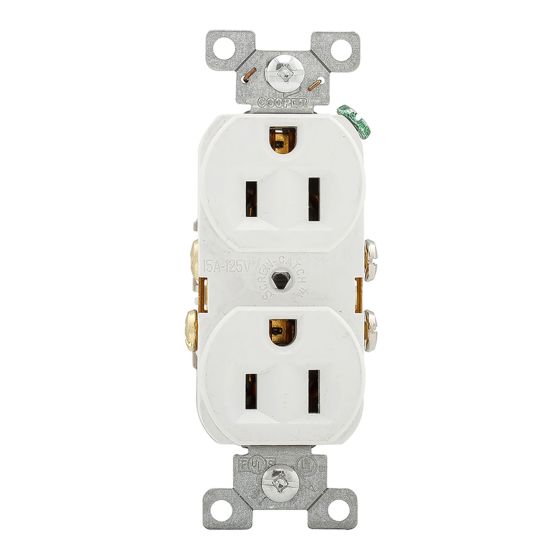 Prise simple, 20 A, blanc