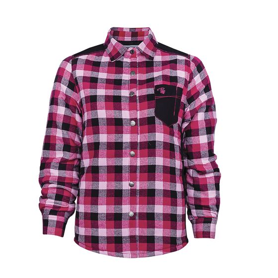 Padded check shirt