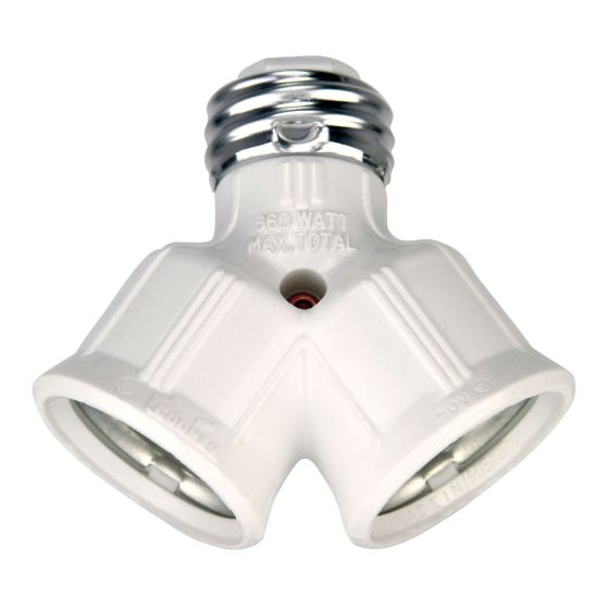 Adapter two sockets