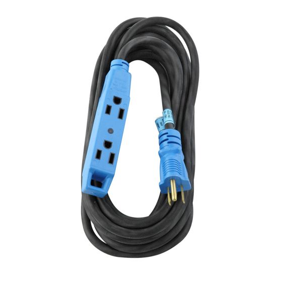 Rallonge Polar WinterFlex, 5 m, 15 A @ 16 jauges, noir