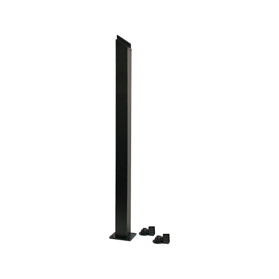 Poteau d'escalier en ligne, 2 1/4", noir