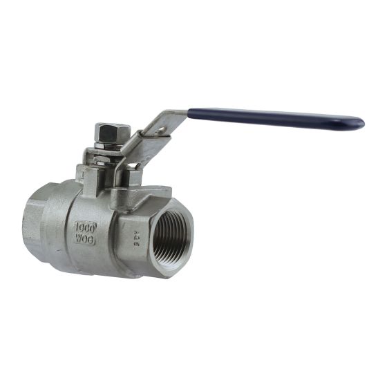 Robinet à bille en acier inoxydable 316 1/2"