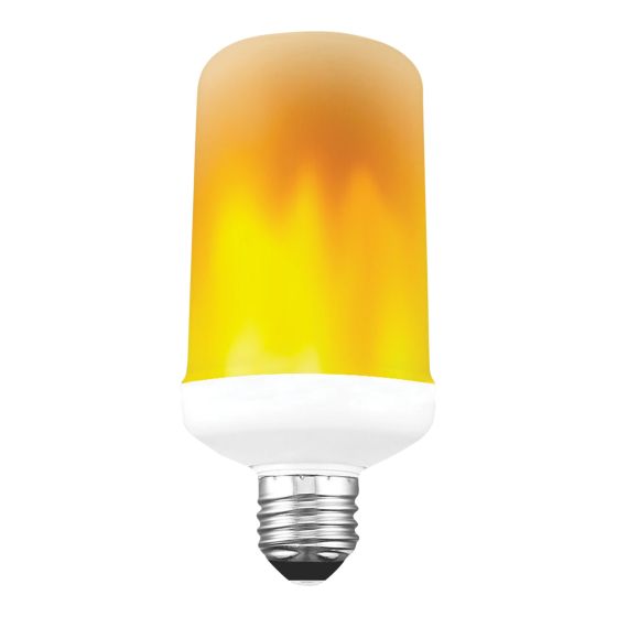 LED Lightbulb - Flame Effect - Warm White - 2 W