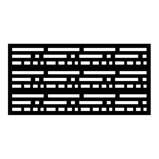 Morse Decorative Panel - 0.3" x 4' x 2' - Black