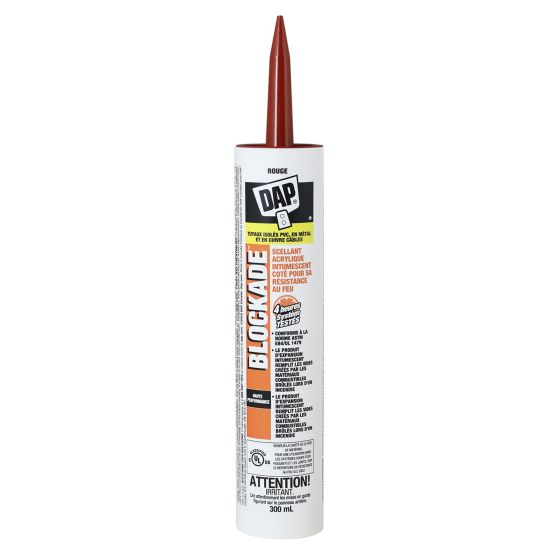 Scellant acrylique haute performance Blockade, 300 ml, rouge