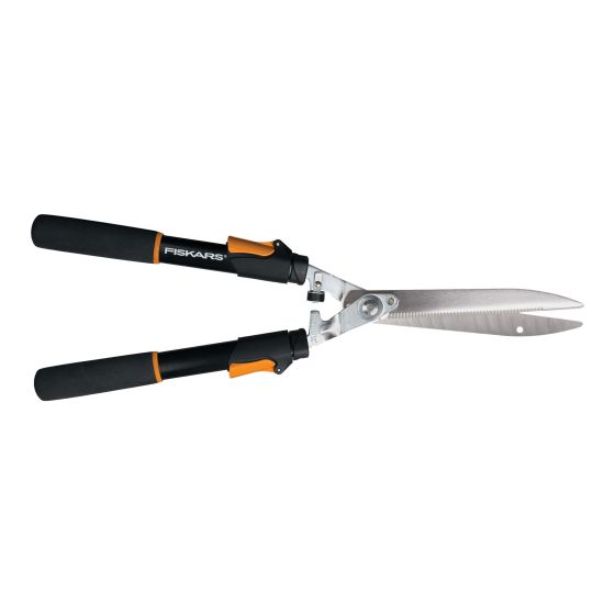 Power-Lever extendable hedge shears