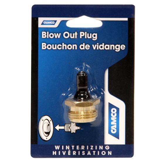 RV blow out plug