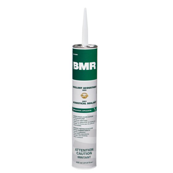 Scellant acoustique BMR, 825 ml, gris