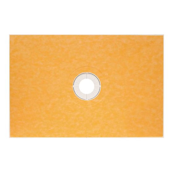 Schluter shower base with Kerdi fused membrane