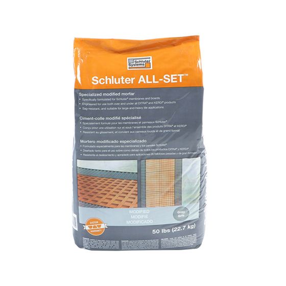 Modular mortar All-Set high quality from Schluter