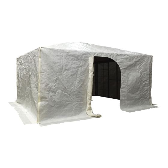 Abri d'hiver pour gazebo, polyéthylène, 11' x 13'