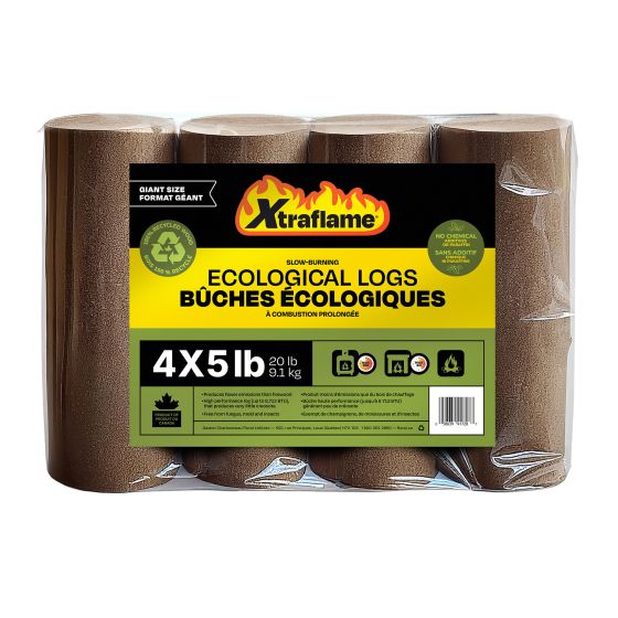 Giant ecological wood logs