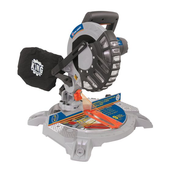 Electric Compound Miter Saw with Laser - King Canada - 8 1/4" - 11 A