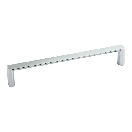 Mégantic Contemporary Metal Pull - Chrome - 128 mm