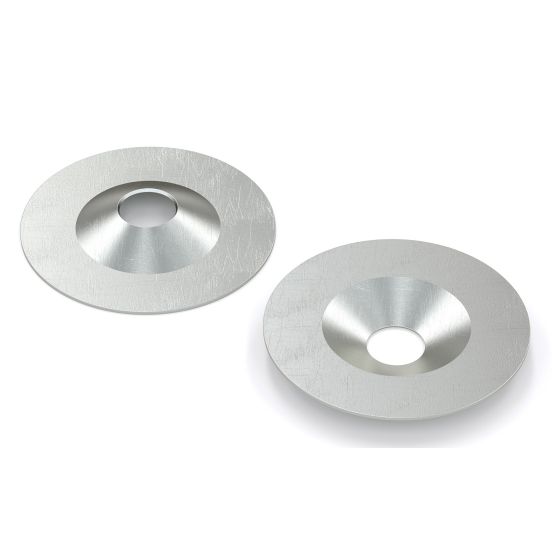 Styrofoam Washer - Zinc - 1 3/8" - 500/Pkg
