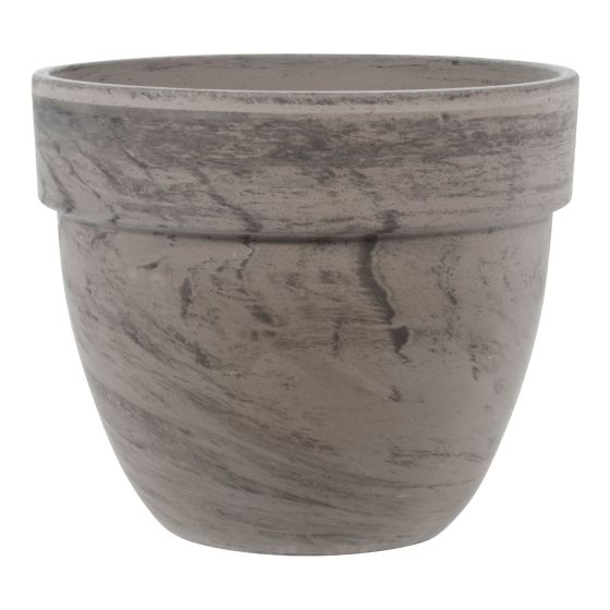 Pot en céramique Basalt, marbre, 24 cm