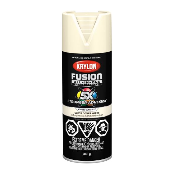 Fusion Spray Paint And Primer All-In-One - 340 g - White Dover - Glossy