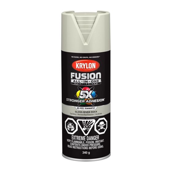 Fusion Spray Paint And Primer All-In-One - 340 g - River Rock - Glossy