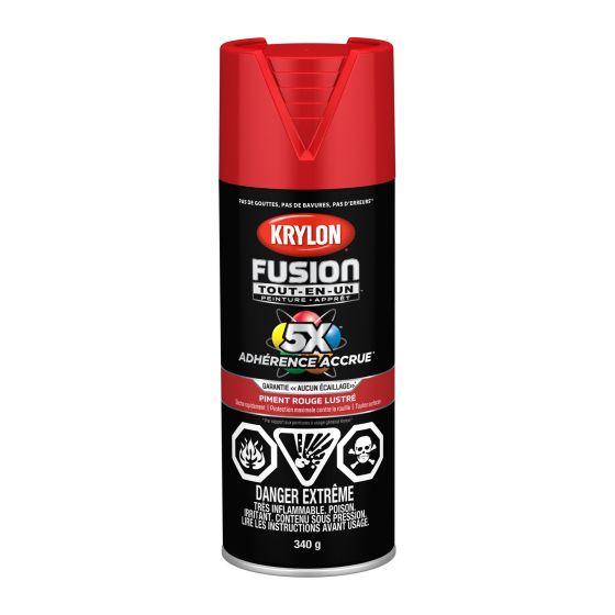 Fusion Spray Paint And Primer All-In-One - 340 g - Red Pepper - Glossy