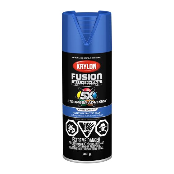 Fusion Spray Paint And Primer All-In-One - 340 g - Patriotic Blue - Glossy