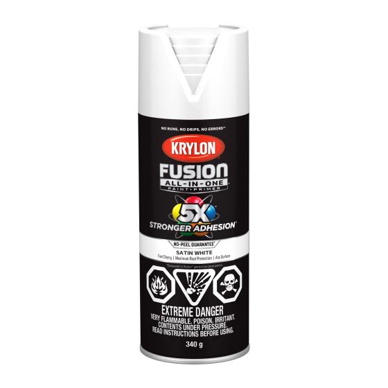 Fusion Spray Paint And Primer All-In-One - 340 g - White - Satin