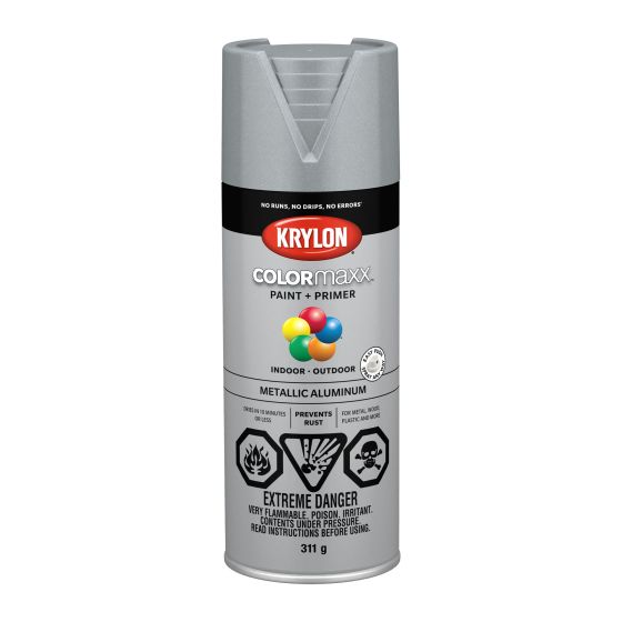 Colormaxx Paint And Primer - 340 g - Aluminium - Metallic