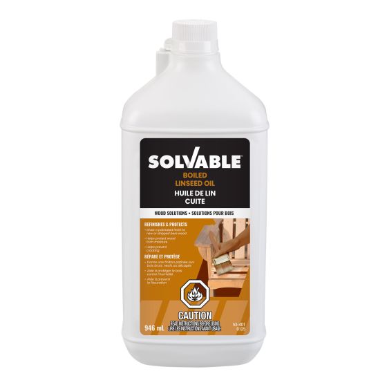 Solvable boiled linseed oil