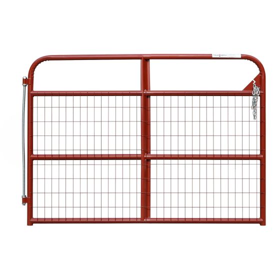 Barrière de ferme légère avec grillage True North, calibre 20, rouge, 6'