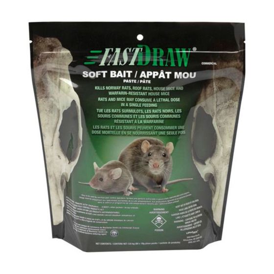 Appât mou raticide, diféthialone, 8 kg
