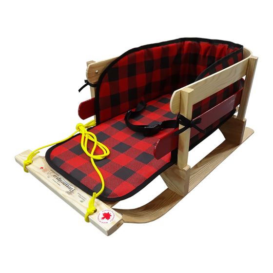 Traditional wooden sleigh