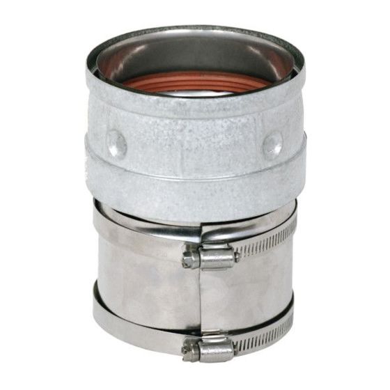 Connecteur Flex pour cheminée de poêle à granules, 4"