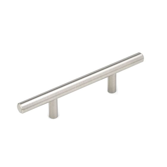 Roosevelt Contemporary Steel Pull - Urban - Brushed Nickel - 6/Pkg - 76 mm
