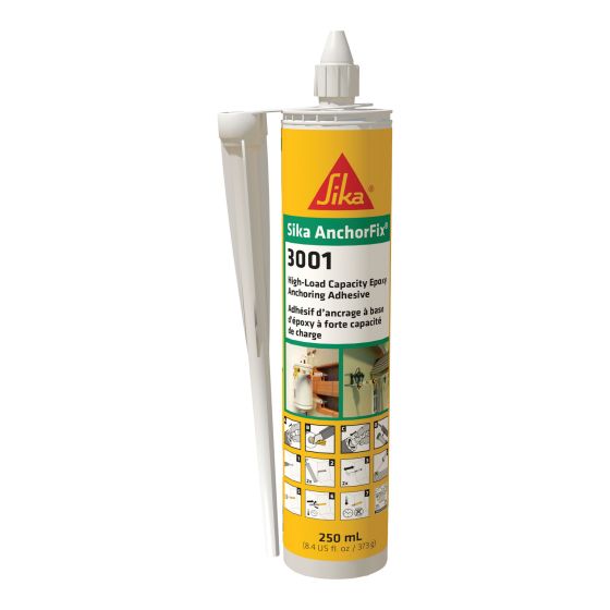 Adhésif d’ancrage à base d’époxy Sika AnchorFix®-3001, 250 ml