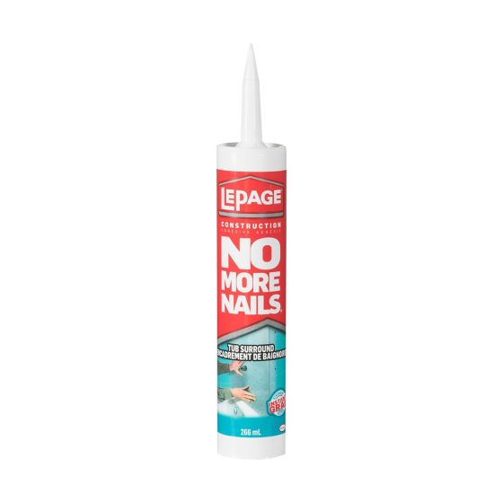 Adhésif Encadrement de baignoire No More Nails, 266 ml