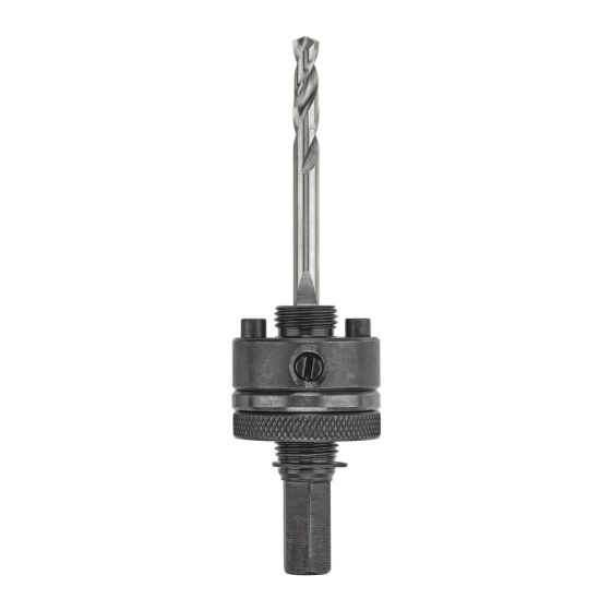 Mandrin pour scie emporte-pièce de 1 1/4" (32 mm) à 6" (152 mm), Tige de 1/2"