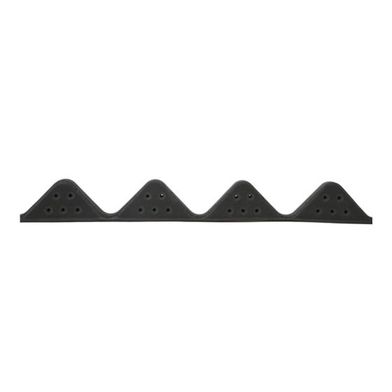 Vented clossure strips
