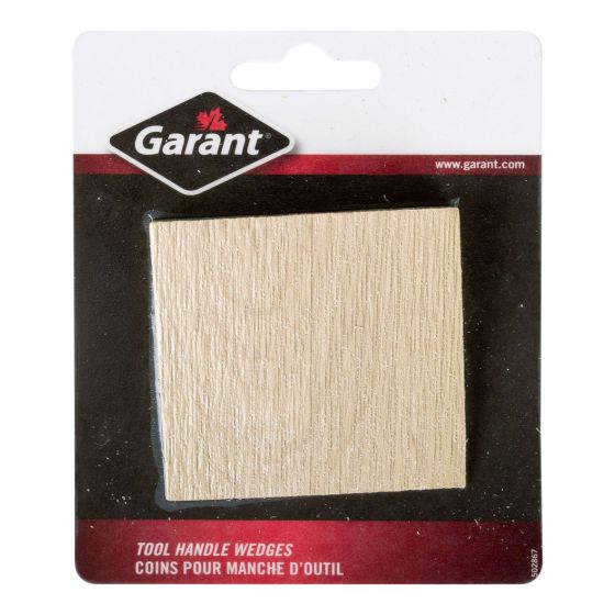 Wooden wedge for sledge hammers and axes