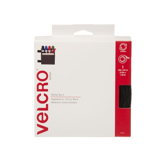 Sticky Back Tape 15' x 3/4" - Black - 3/4" x 15'
