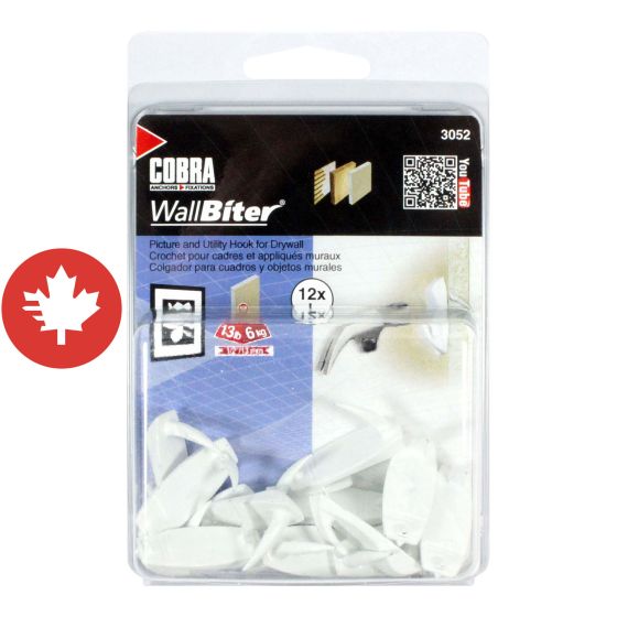 WallBiter Hook Large White (12)