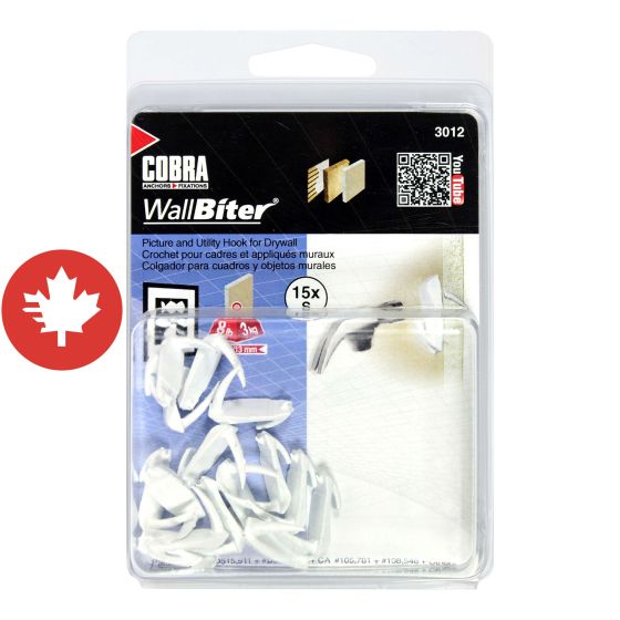 WallBiter Hook Small White (15)