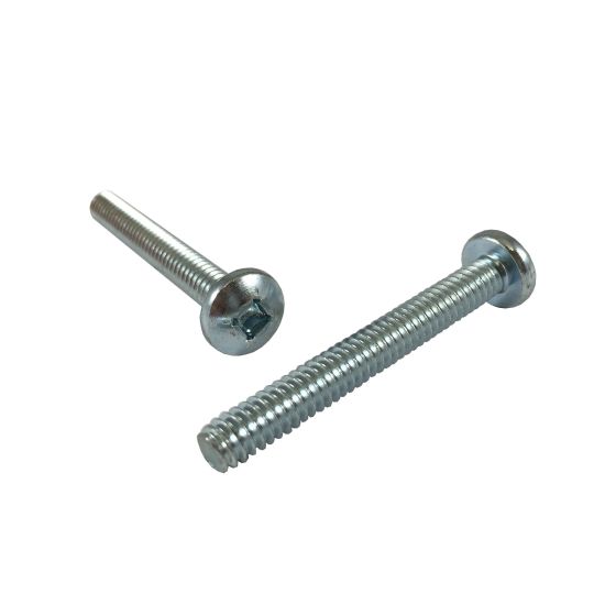 Zinc Plated Machine Screws - Pan Head - 2" - 100/Pkg