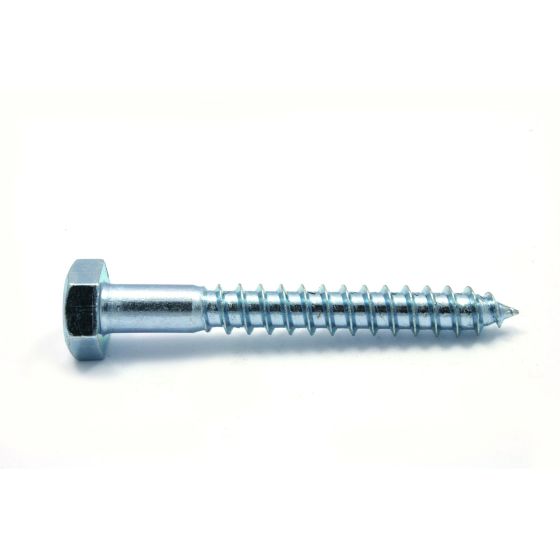 Hex Head Lag Screws - zinc - 50/Pkg - 1/2" x 2 1/2"
